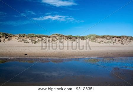 Sand dunes landscape