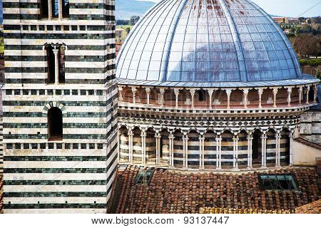 Siena Cathedral In Tuscany, Italy