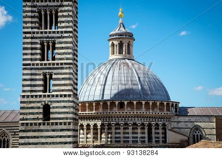 Siena Cathedral In Tuscany, Italy