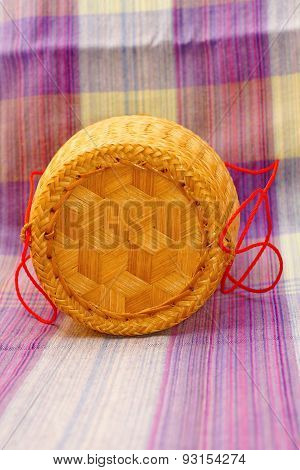 Kratip, thai bamboo sticky rice container