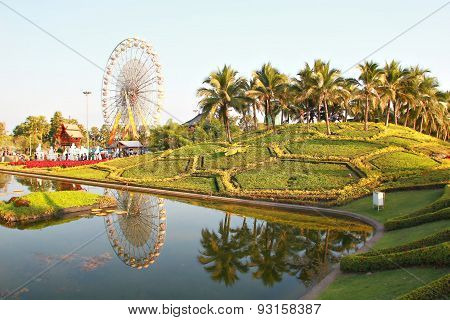 Royal Flora Ratchaphruek park in chiangmai thailand