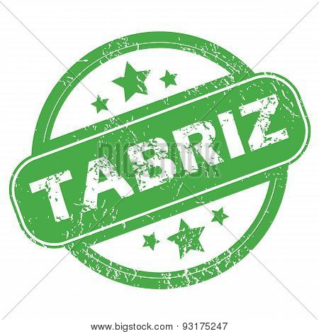 Tabriz green stamp