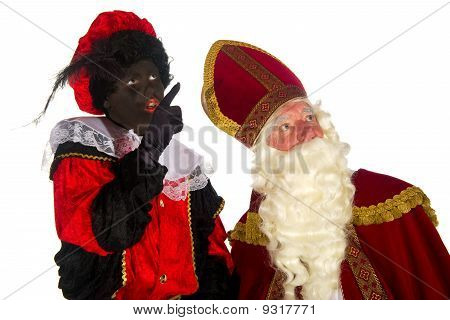 Sinterklaas en zwarte Piet