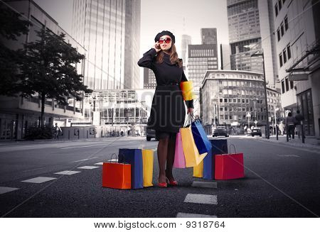 Ut för shopping