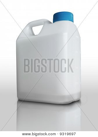 Hvid plast Gallon