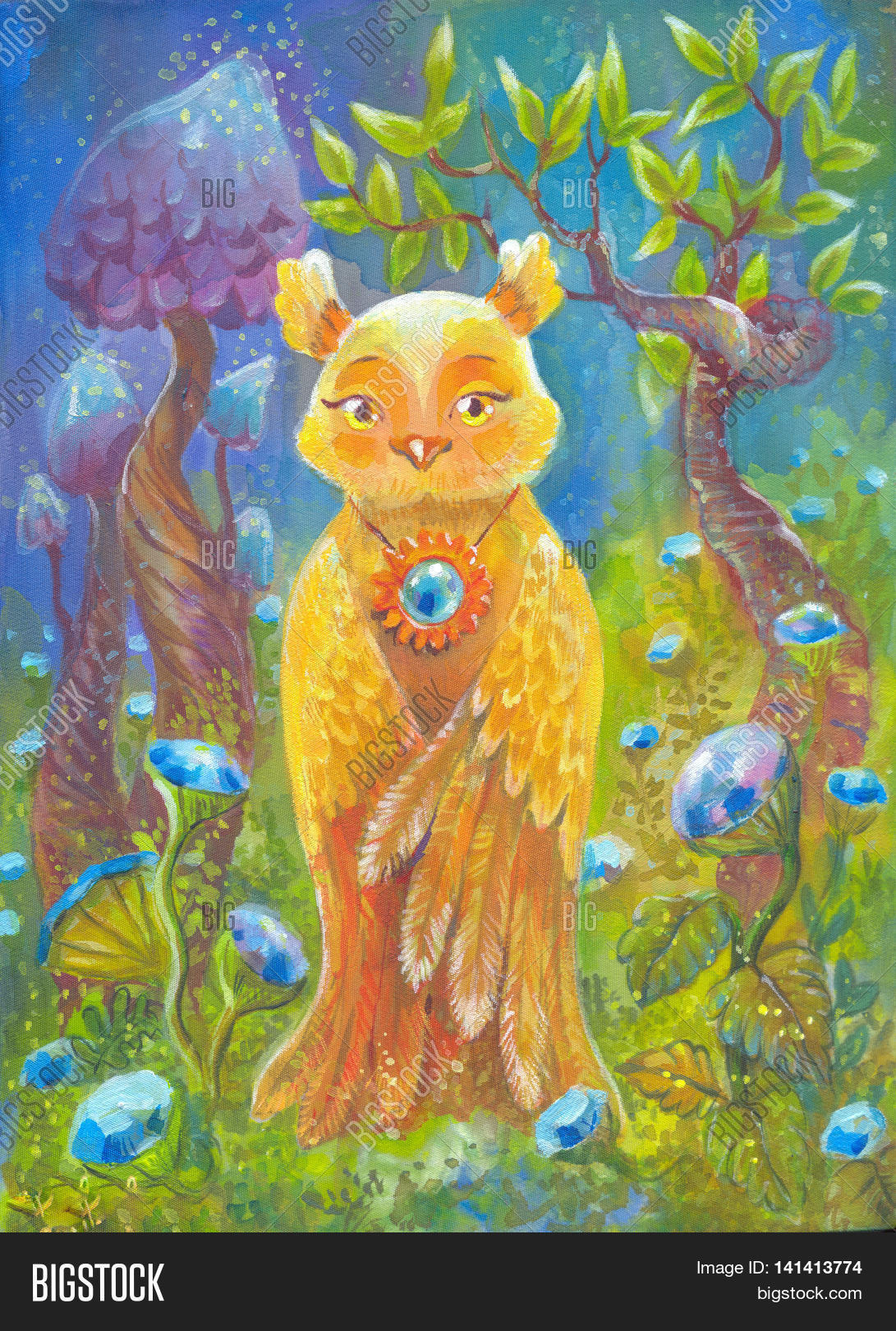 Get Wallpaper Fantastic Owl Fantasy Image Photo Free Trial Bigstock For iPhone Free