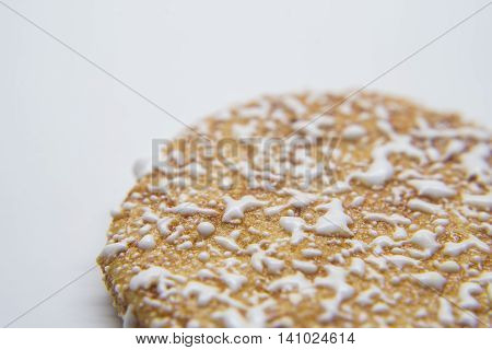 Stack of Japanese Sweet rice crackers, Sembei