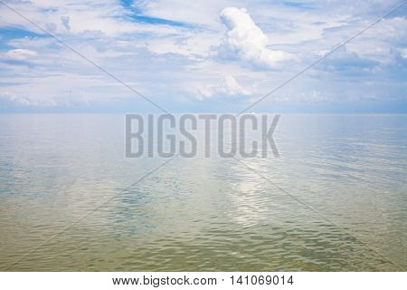 Calm Water Surface Sea Of Azov