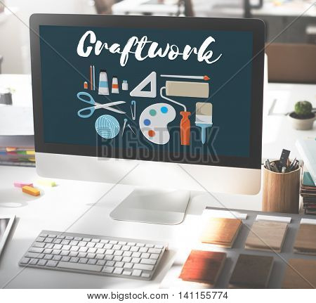 Craftwork Arts and Craft Artistic Design Ideas Concept