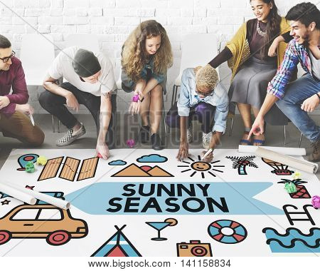 Travel Vacation Sun Fun Enjoyment Concept