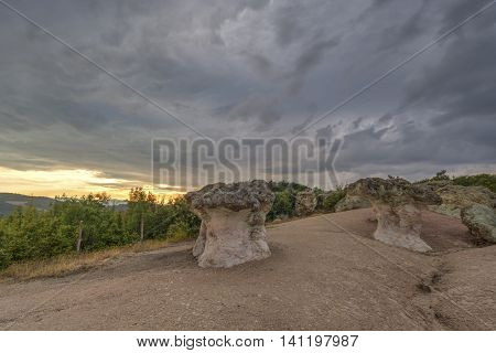 Mushroom Rocks Phenomenon