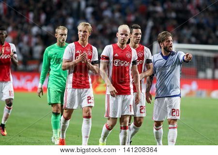 Uefa Champions League Third Qualifying Round Between Ajax Vs Paok