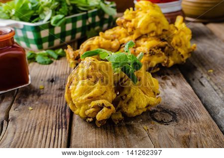 Crispy Onion Bhaji