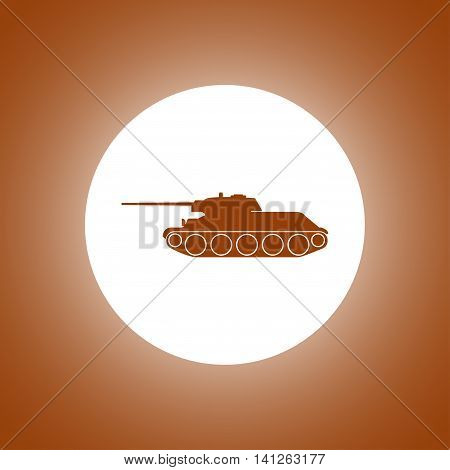 Tank Icon. Vector Concept Illustration For Design