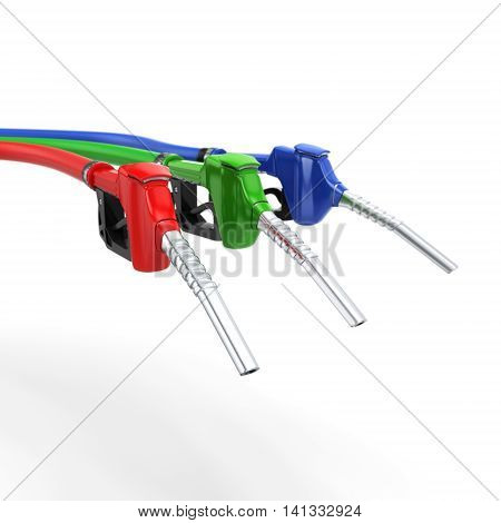 3D Rendering Refueling Nozzle