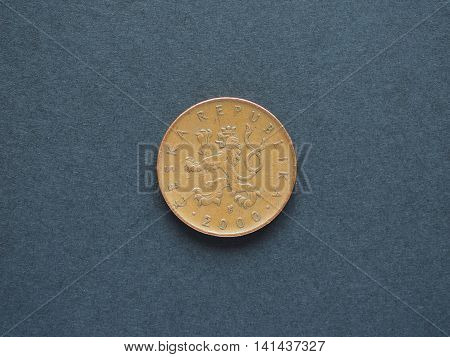 10 Czech Koruna (czk) Coin, Currency Of Czech Republic (cz)