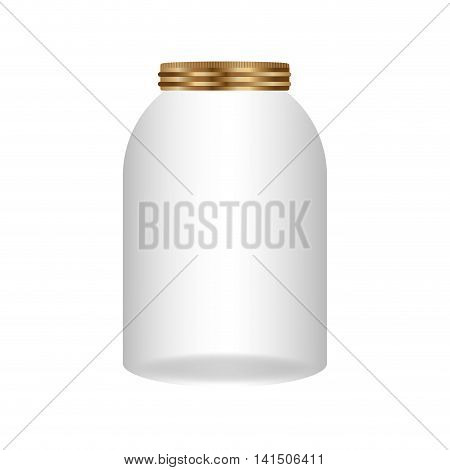 mason jar glass rustic can icon. Isolated and flat illustration. Vector graphic