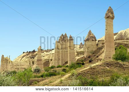 Mountain Landscape, Goreme, Cappadocia, Turkey