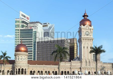 Merdeka Square In Downtown Kuala Lumpur Malaysia