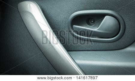 Inside Car Locker Closeup In A French Car
