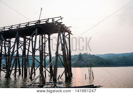 Sangklaburi Kanchanaburi Province Asia Thailand, beautiful  architecture