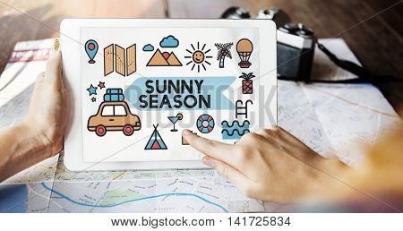 Travel Vacation Sun Fun Enjoyment Concept