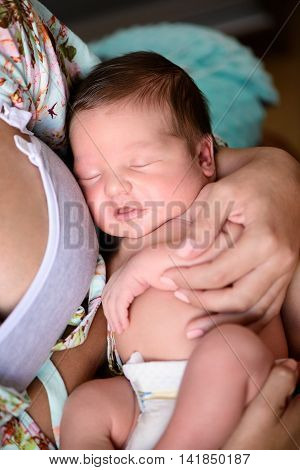 After Childbirth Newborn Baby