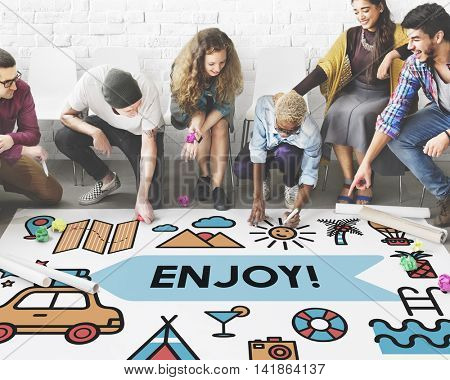 Travel Vacation Sun Fun Enjoyment Concept