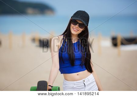 Happy Sportswoman