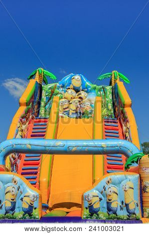 Inflatable Trampoline For Small Children Bulgaria Varna 16 .05 2018