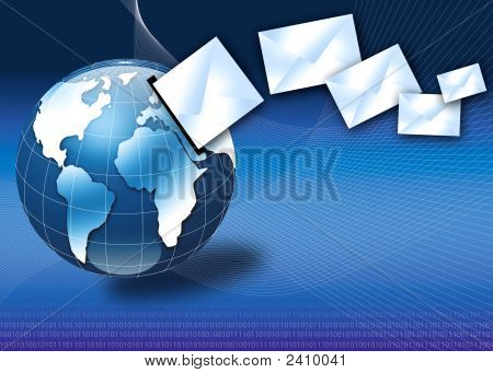 Internet E-mail koncept