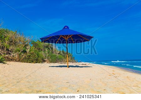Nunggalan Beach, Bali, Indonesia. Exotic Landscape Of The Island.