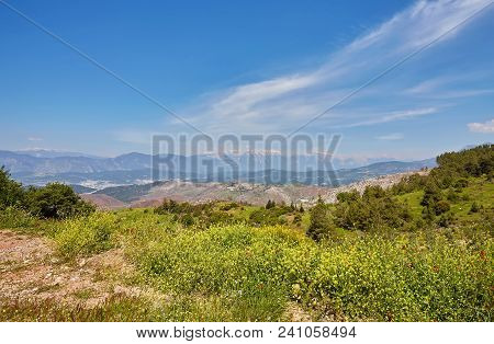 View On The Mountains In Kemer Area, Turkey