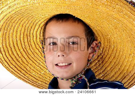 Portrait Of The Boy In A Sombrero