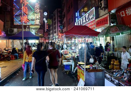 Night Market In Shenzhen China