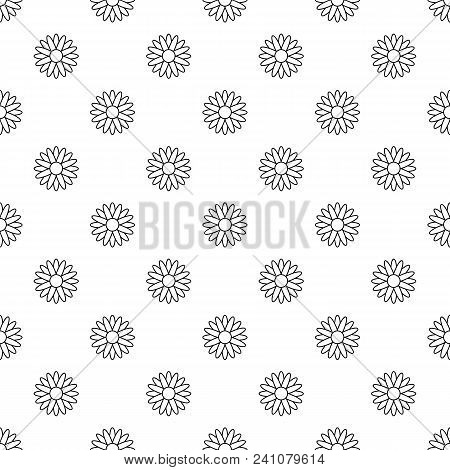 Honey Flower Pattern Vector Seamless Repeating For Any Web Design