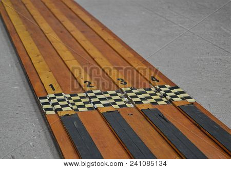 Boy Scout Pinewood Derby Race Track Course