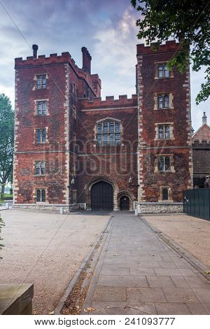London, England - June 16 2016: Sunset View Of Lambeth Palace, London, England, Great Britain