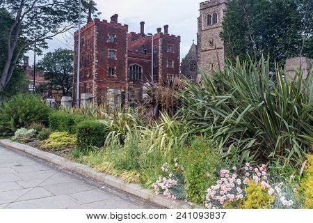 London, England - June 16 2016: Sunset View Of Lambeth Palace, London, England, Great Britain
