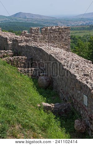 Ruins Of Ancient Byzantine Fortress The Peristera In Town Of Peshtera, Pazardzhik Region, Bulgaria