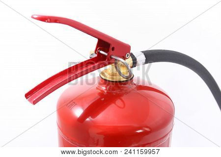 Gomel, Belarus - 18 May 2018: Household Fire Extinguisher Op-4.