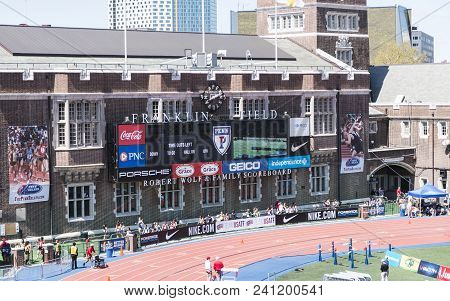 Philadelphi, Pennsylvania, Usa - 26 April 2018: The University Of Pennsylvania Hosts The Penn Relays