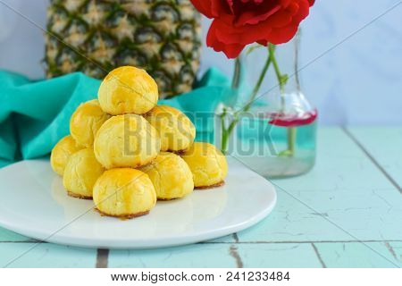 Nastar, Indonesian Pineapple Tart Cookies For Celebrating Eid Al Fitr
