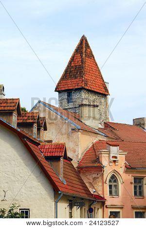 Épületek a régi Tallinn
