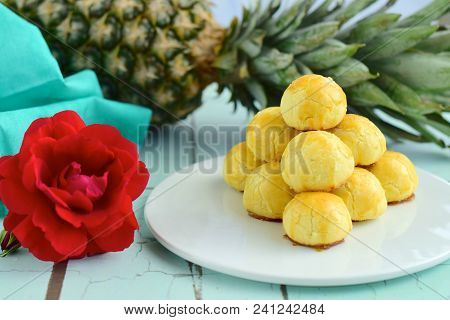 Nastar, Indonesian Pineapple Tart Cookies For Celebrating Eid Al Fitr