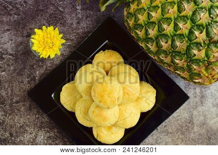 Nastar, Indonesian Pineapple Tart Cookies. Popular To Celebrate Eid Al Fitr