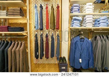 MILAN, ITALY - CIRCA NOVEMBER, 2017: inside Alcott store in Milan.