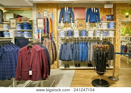 MILAN, ITALY - CIRCA NOVEMBER, 2017: inside Alcott store in Milan.