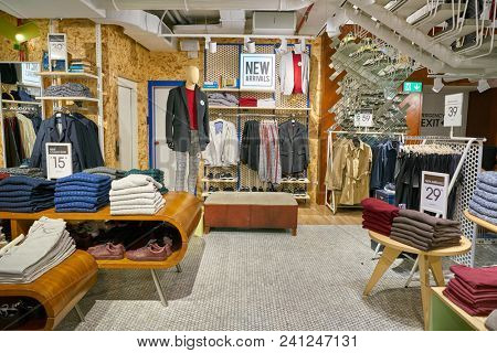 MILAN, ITALY - CIRCA NOVEMBER, 2017: inside Alcott store in Milan.