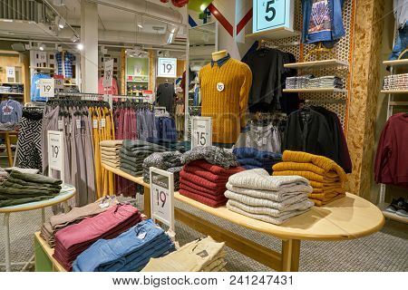 MILAN, ITALY - CIRCA NOVEMBER, 2017: inside Alcott store in Milan.